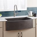 Native Trails Slate 33 x 20-1/2 in. Concrete Single Bowl Farmhouse Kitchen Sink 