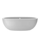 72 x 36 in. Soaker Freestanding Bathtub with Center Drain in Pearl