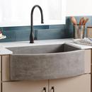 Native Trails Ash 33 x 20-1/2 in. Concrete Single Bowl Farmhouse Kitchen Sink 