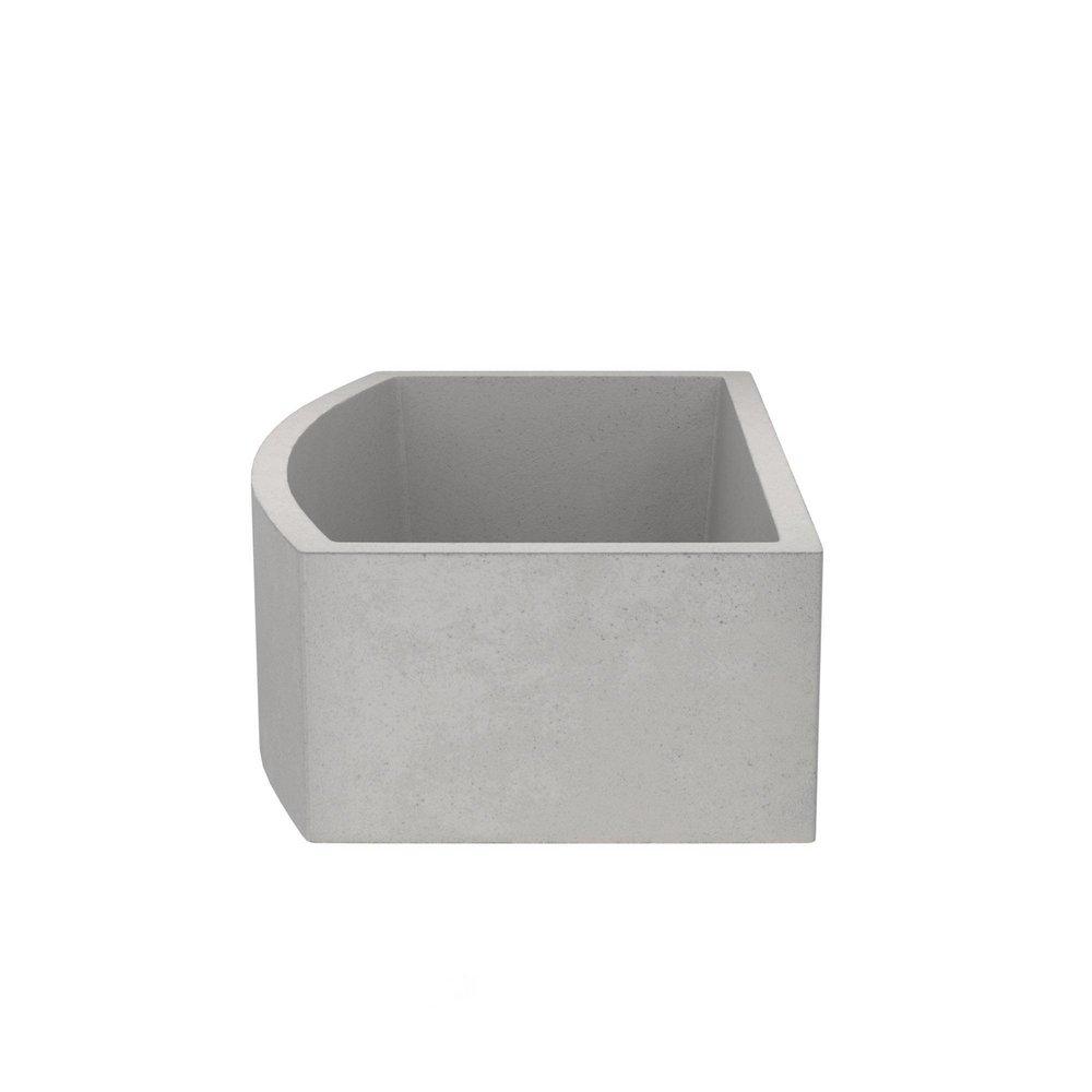 Native Trails Ash 33 x 20-1/2 in. Concrete Single Bowl Farmhouse Kitchen Sink 