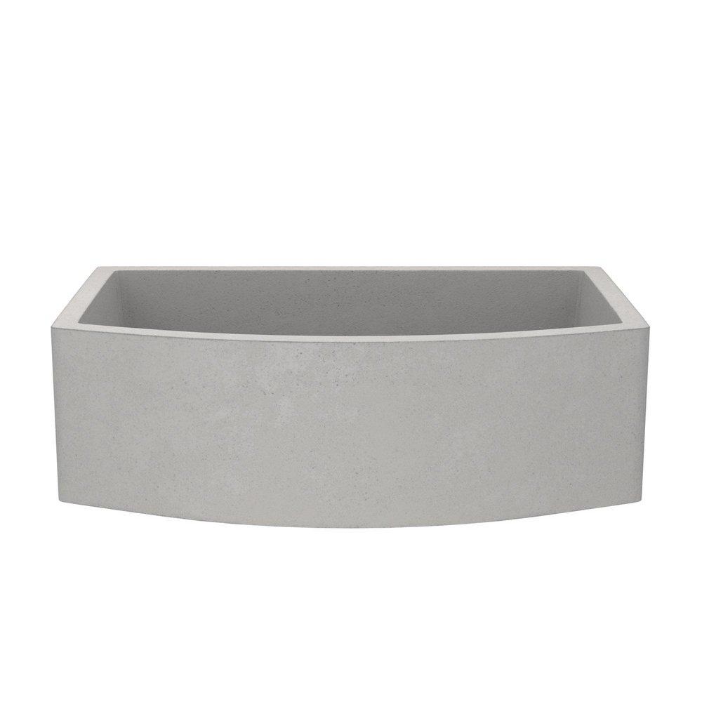 Native Trails Ash 33 x 20-1/2 in. Concrete Single Bowl Farmhouse Kitchen Sink 