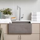 Native Trails Ash 24 x 18 in. Concrete Single Bowl Farmhouse Kitchen Sink 