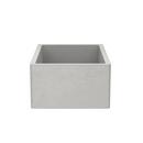Native Trails Ash 24 x 18 in. Concrete Single Bowl Farmhouse Kitchen Sink 