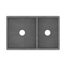 Native Trails Slate 33 x 21 in. Concrete Double Bowl Farmhouse Kitchen Sink 