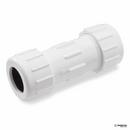 NDS White Straight Santoprene and PVC Compression Coupling 