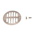 Grill with Screw in Satin Nickel