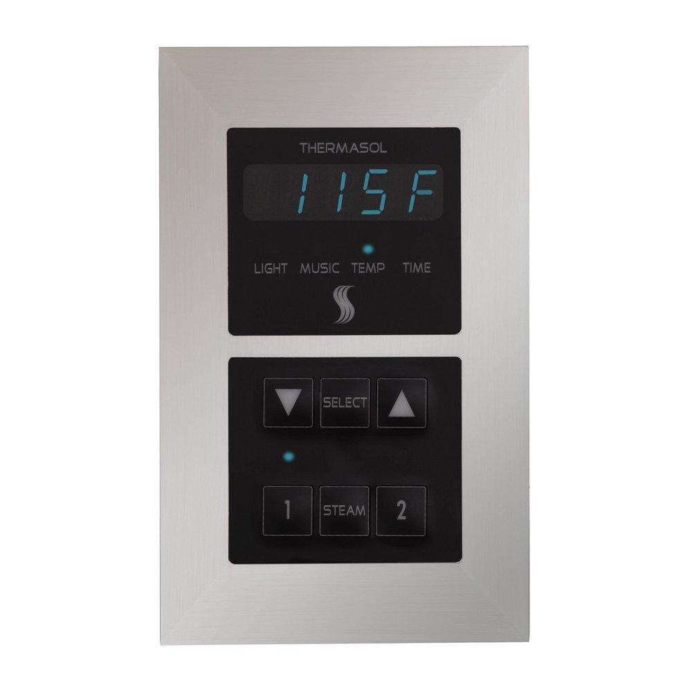 Thermasol Polished Chrome Steam Bath Control 