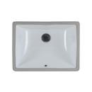 Lenova White Undermount Bathroom Sink 