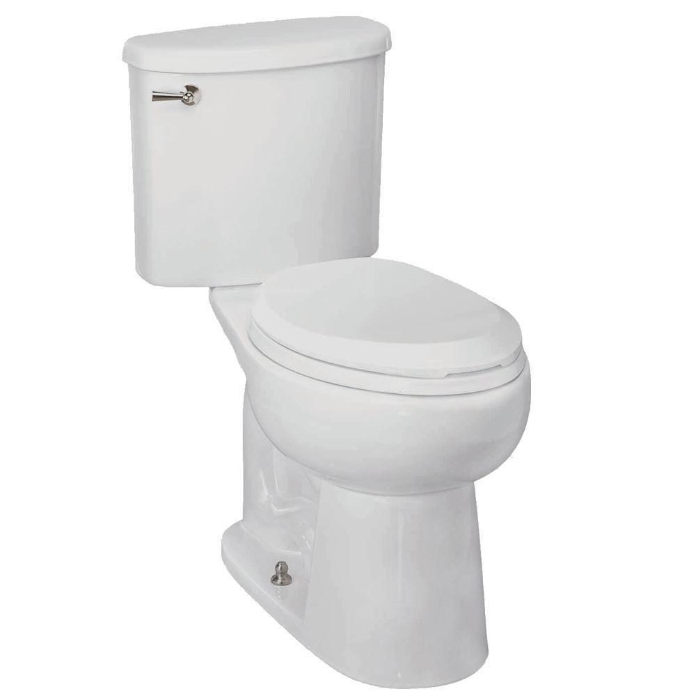 St. Thomas Creations White 1.28 gpf Elongated Two Piece Toilet 