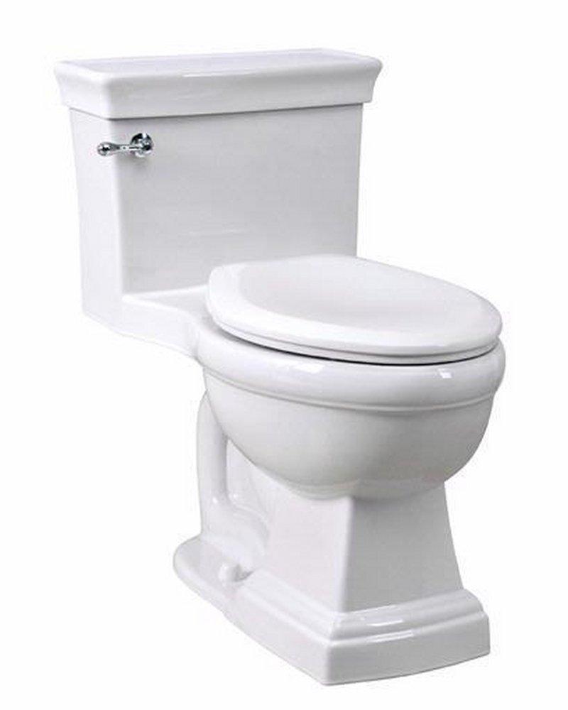 Icera USA White 1.28 gpf Elongated One Piece Toilet 
