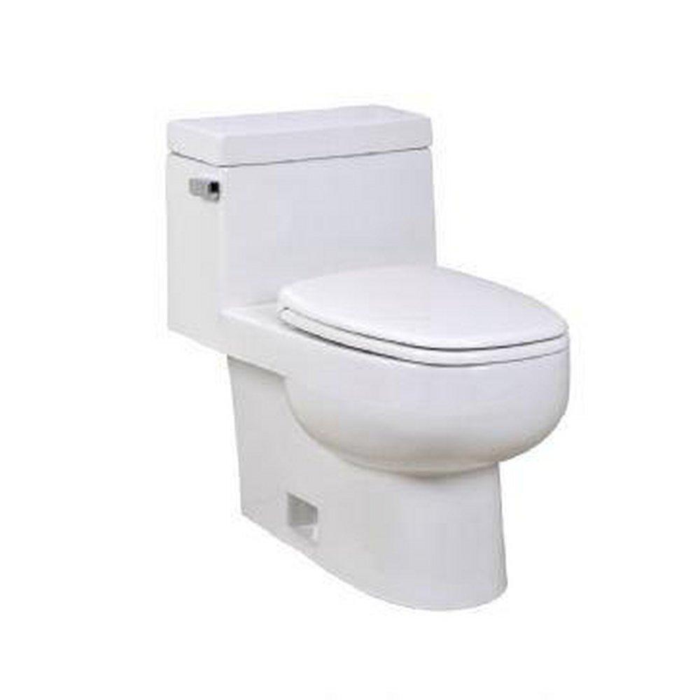 Icera USA White 1.28 gpf Elongated Toilet 