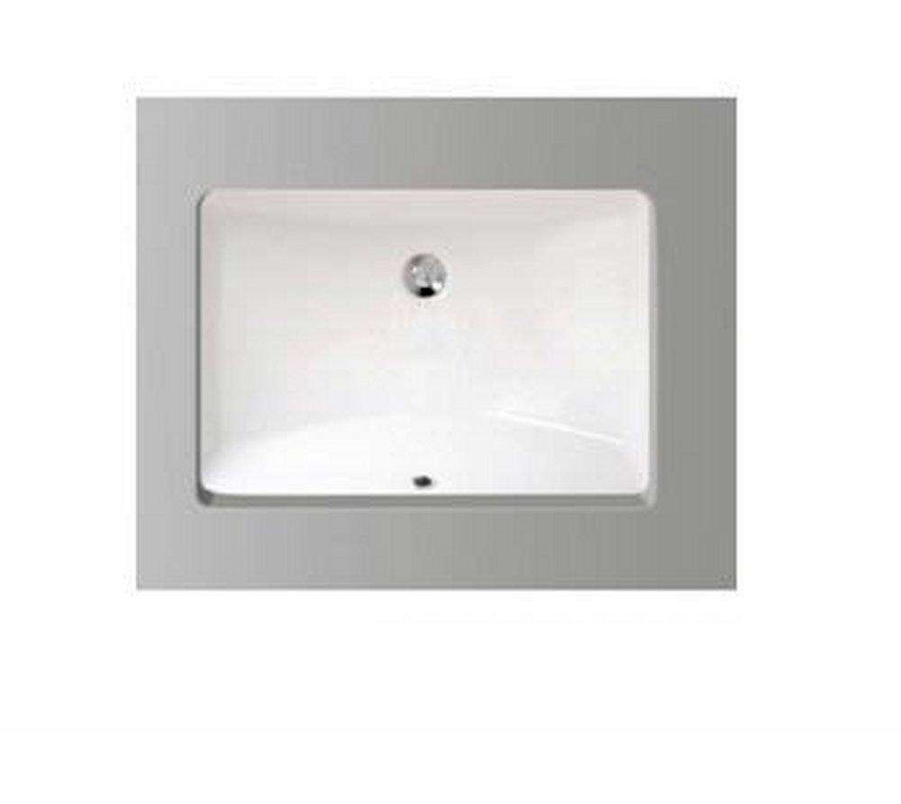 Icera USA White Undermount Bathroom Sink 