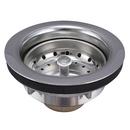 Keeney Polished Chrome 3-1/2 in. Brass Basket Strainer 