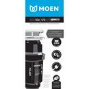 Moen Black Continuous Feed Garbage Disposal with Pre-Installed Power Cord 