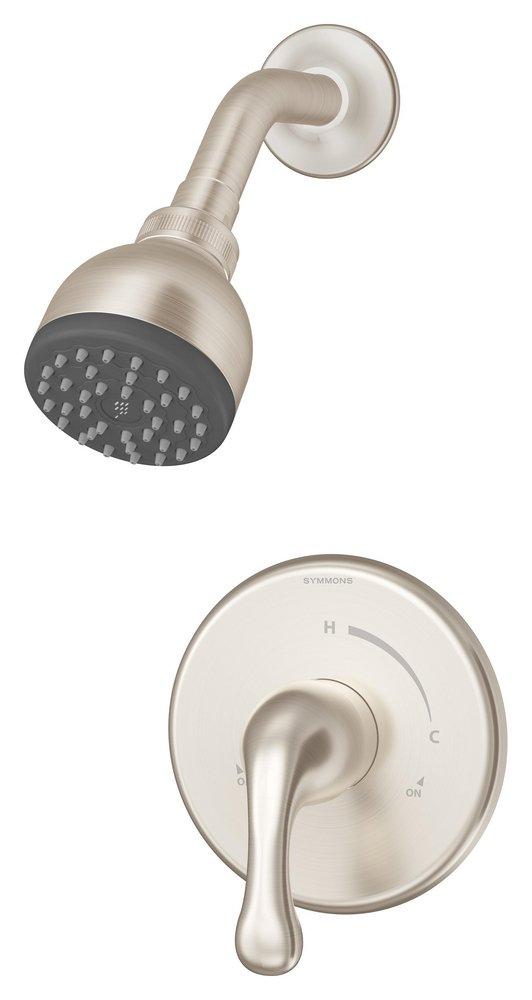 Symmons Industries Satin Nickel Single Handle Single Function Shower Faucet (Trim Only) 