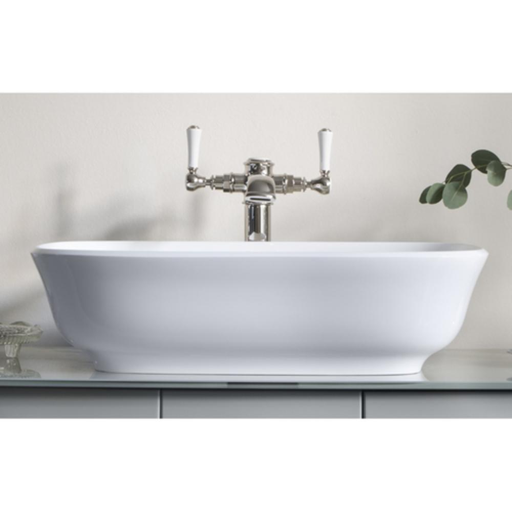 Victoria+Albert&reg; Englishcast&reg; White *0416 AMIATA 60 VES BASIN 