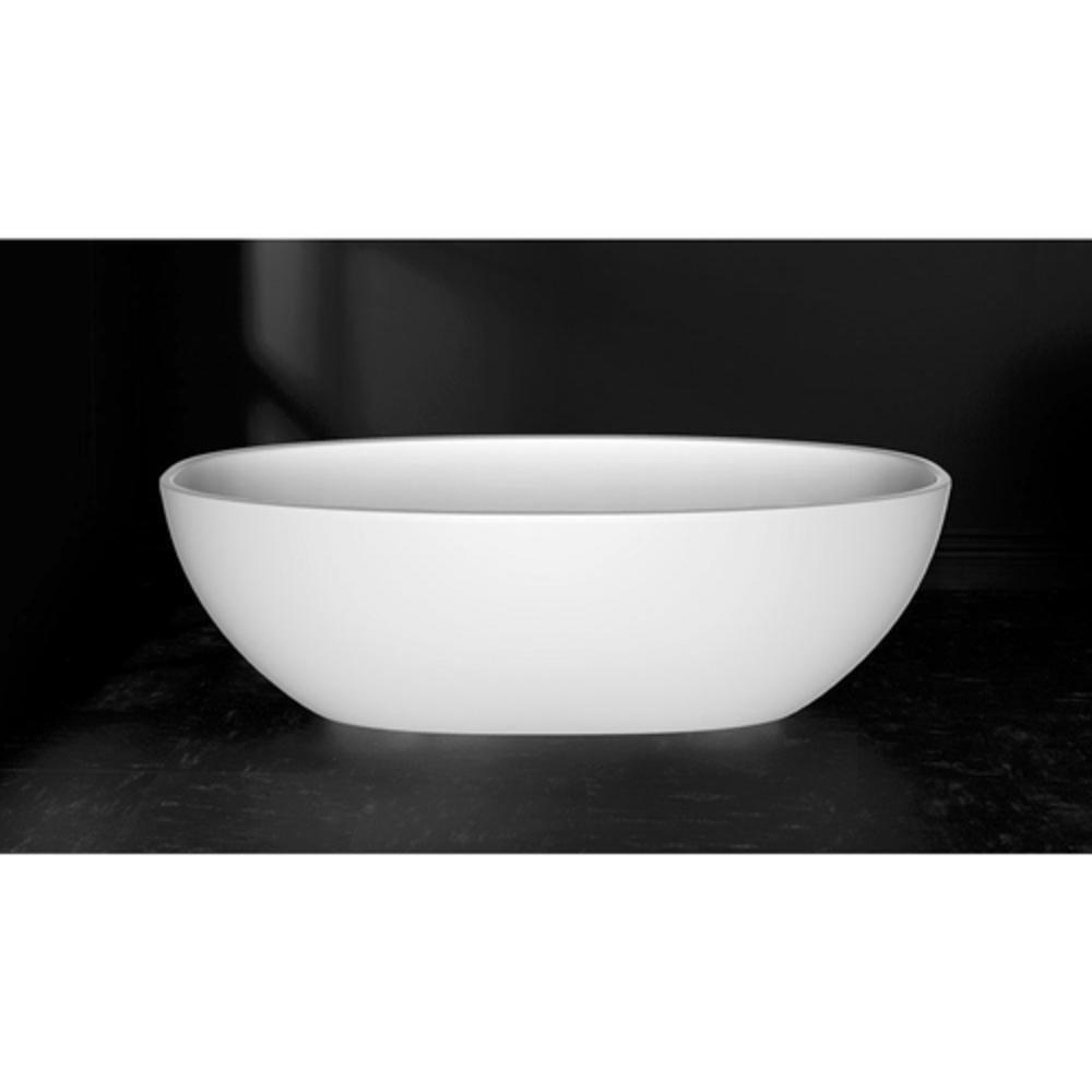 Victoria+Albert&reg; Englishcast&trade; White 70-1/4 x 33-5/8 in. Freestanding Bathtub with Center Drain 