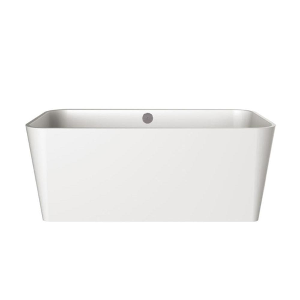 Victoria+Albert&reg; Quarrycast&trade; White 59 x 31-1/2 in. Freestanding Bathtub 