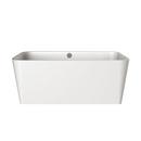 59 x 31-1/2 in. Freestanding Bathtub in Quarrycast White