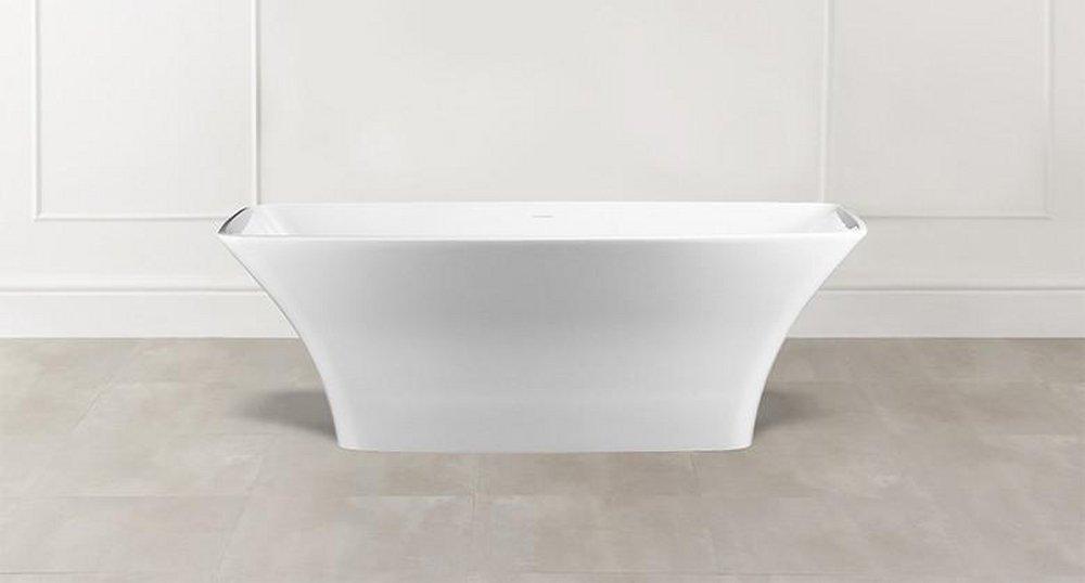 Victoria+Albert&reg; Standard White 68-5/8 x 29-5/8 in. Freestanding Bathtub 