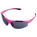 Safety Glass with Grey Lens and Pink Frame