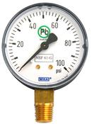 WIKA Black 4 in. Pressure Gauge 