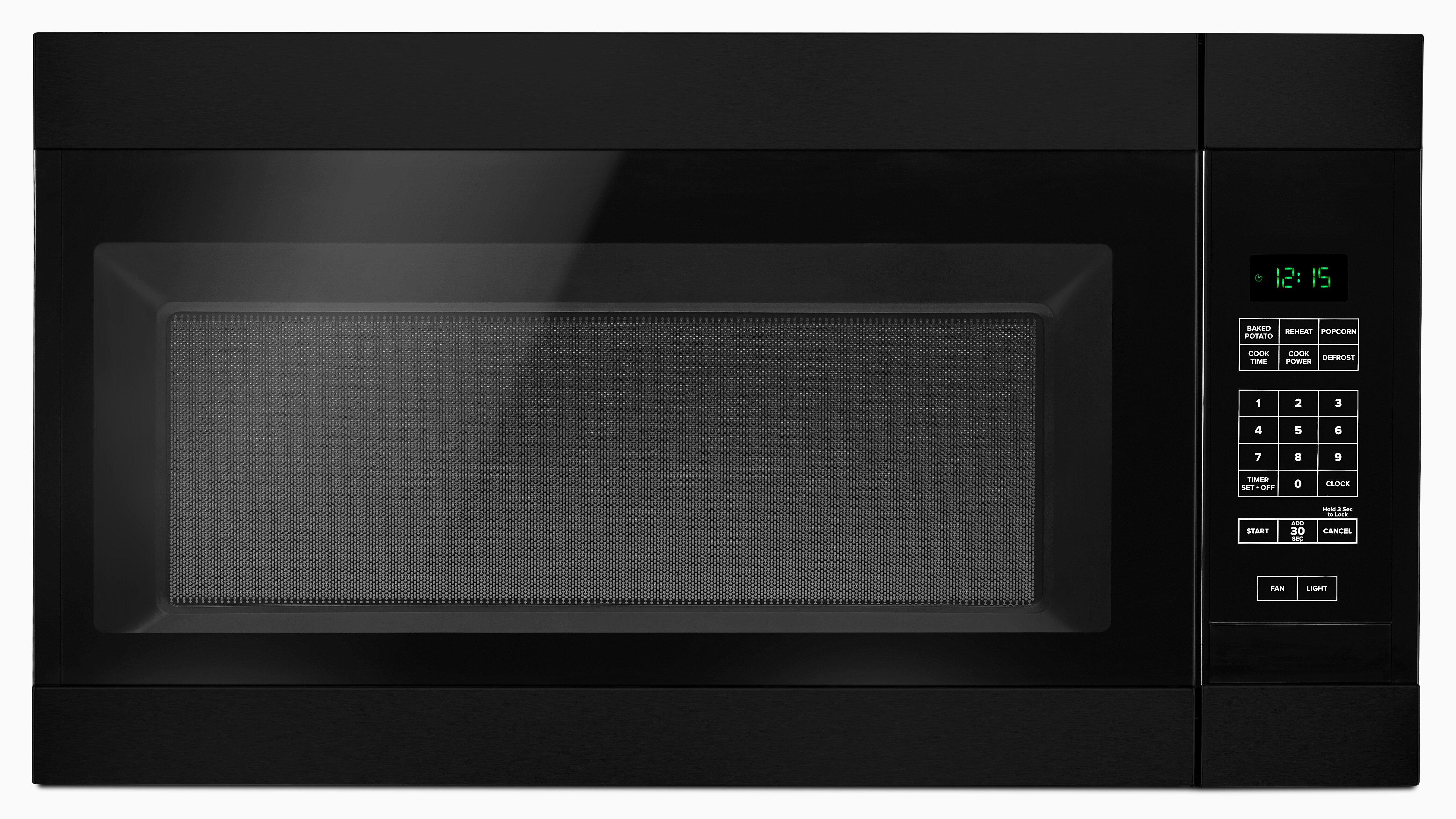 Amana Black 1.6 cu. ft. 1000 W Updraft Over-the-Range Microwave 