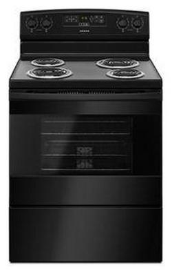 29-7/8 in. Electric 4-Burner Coil Freestanding Range in Black