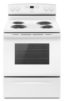 29-7/8 in. Electric 4-Burner Coil Freestanding Range in White