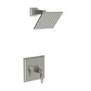 1.8 gpm Wall Mount Balance Pressure Shower Trim Set with Single Lever Handle in Polished Nickel - Natural