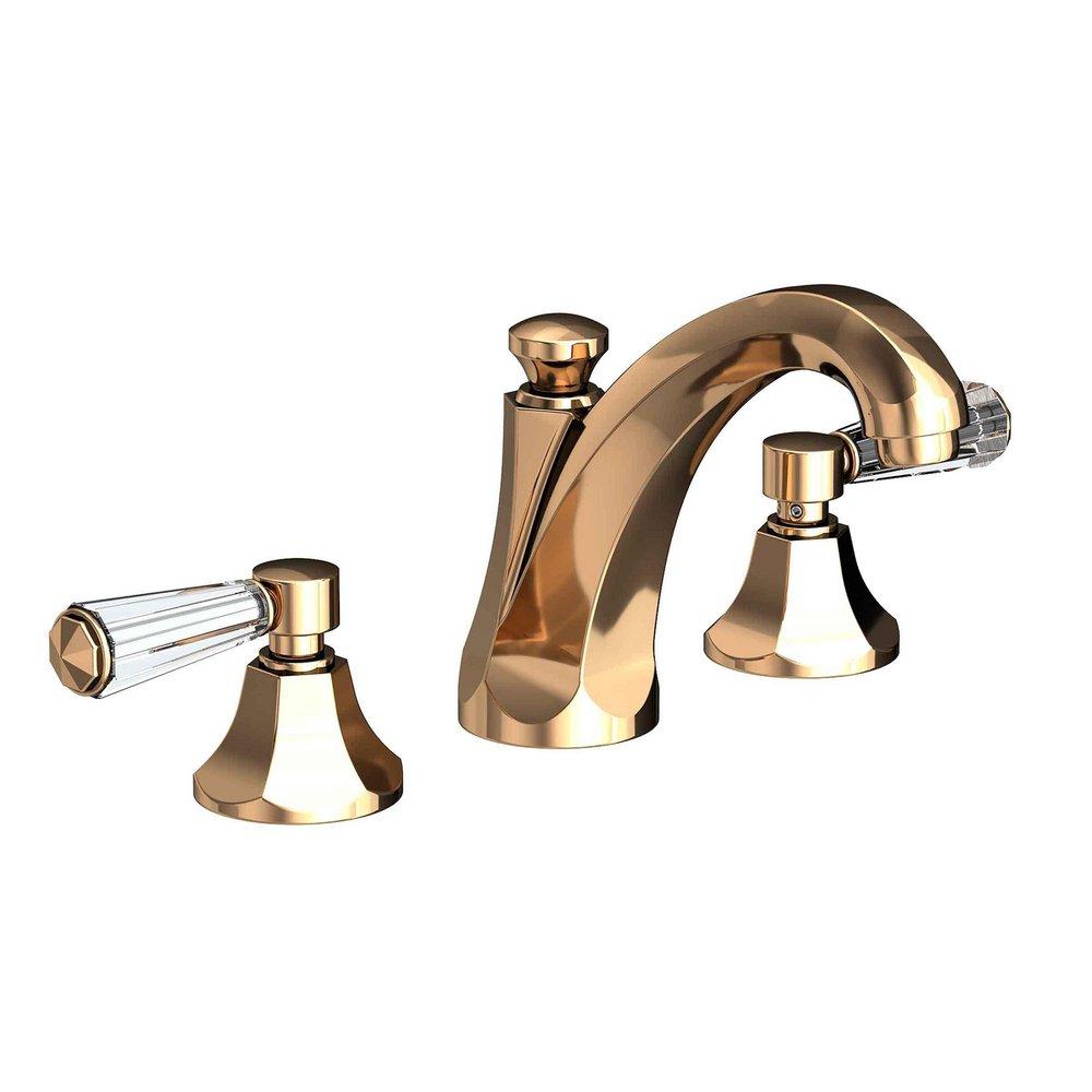 Newport Brass French Gold - PVD Two Handle Widespread Bathroom Sink Faucet 