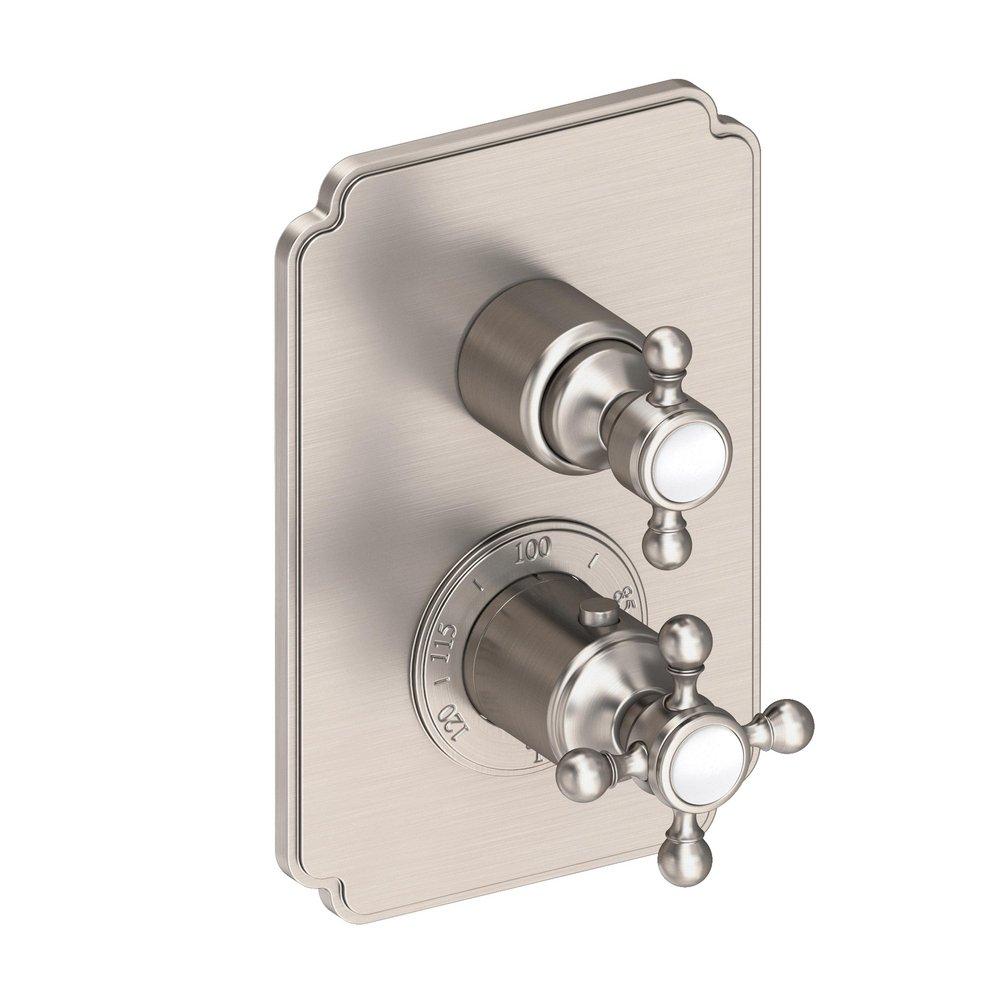 Newport Brass Satin Nickel - PVD Two Handle Bathtub & Shower Faucet (Trim Only) 
