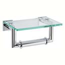 Ginger Polished Chrome Double Post Toilet Tissue Holder with Cover 