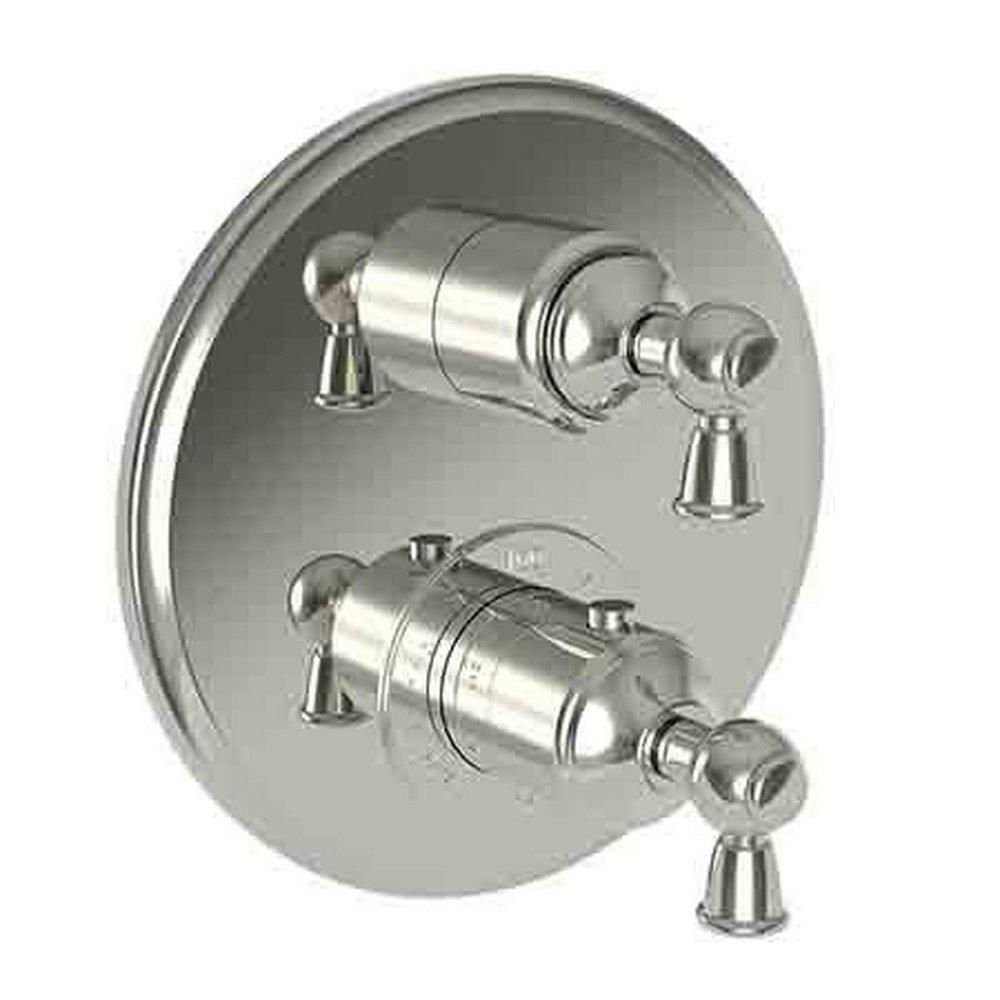 Newport Brass Polished Nickel - Natural Two Handle Bathtub & Shower Faucet (Trim Only) 
