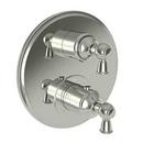 Two Handle Thermostatic Valve Trim in Polished Nickel - Natural