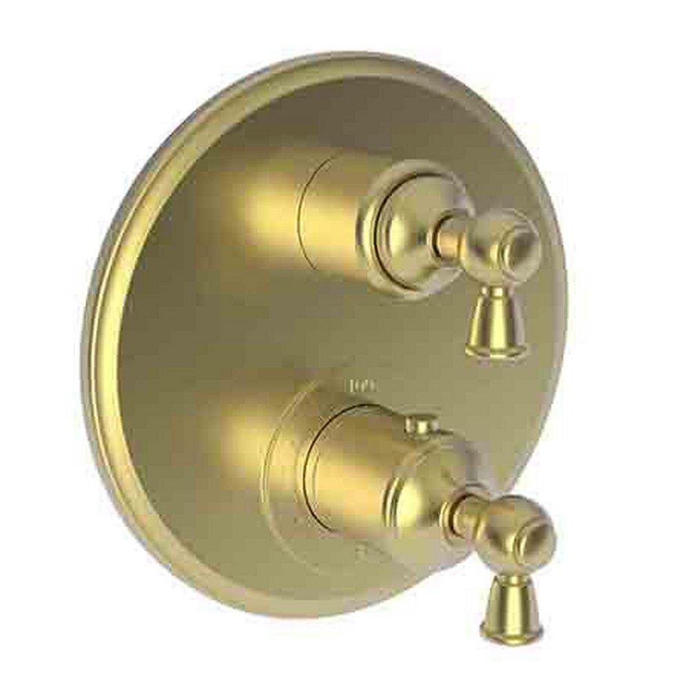 Newport Brass Satin Brass - PVD Two Handle Bathtub & Shower Faucet (Trim Only) 