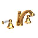 Newport Brass Aged Brass Two Handle Widespread Bathroom Sink Faucet Lever Handle 
