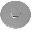 Jones Stephens Polished Chrome Flange Drum Trap Cover 