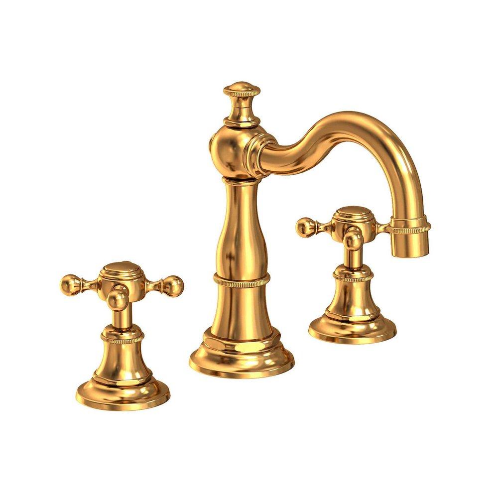 Newport Brass Aged Brass Two Handle Widespread Bathroom Sink Faucet 