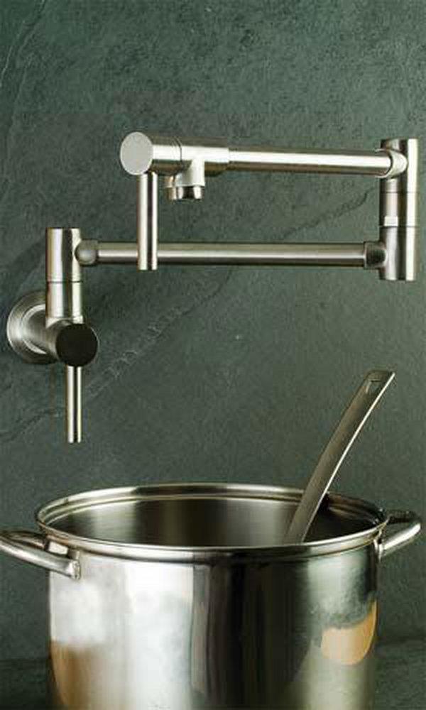 Newport Brass Aged Brass Two Handle Lever Pot Filler 