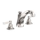 Two Handle Widespread Bathroom Sink Faucet in Polished Nickel - Natural