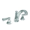 Two Handle Widespread Bathroom Sink Faucet in Polished Chrome