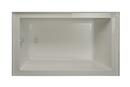 60 in. x 36 in. Soaker Alcove Bathtub with Right Drain in Oyster