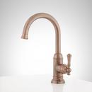 Signature Hardware Oil Rubbed Bronze Single Lever Handle Bar Faucet 