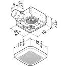 Broan White Bathroom Exhaust Fan in White 