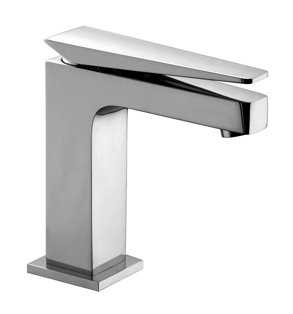 Fortis Polished Chrome Single Handle Monoblock Bathroom Sink Faucet Lever Handle 