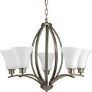 Progress Lighting Antique Bronze 18-7/8 in. 5-Light Chandelier 