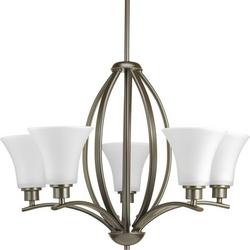 18-7/8 in. 5-Light Chandelier in Antique Bronze