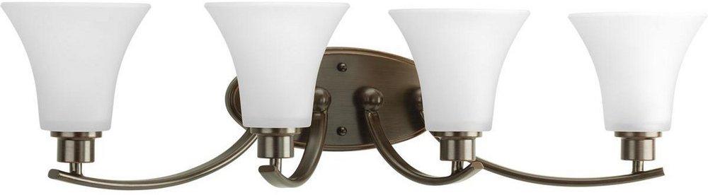Progress Lighting Antique Bronze 100W 4-Light Bath Vanity Light 