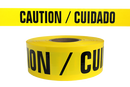 Presco Yellow 3 in. 2 mil Plastic Danger Peligro Safety Barrier Tape in Red 